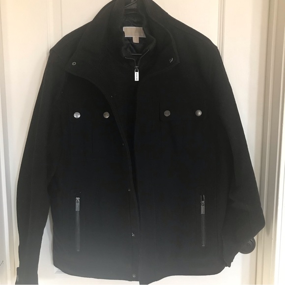Michael Kors Wool Black Jacket, size Medium - Picture 12 of 15